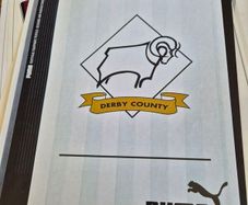 Derby County Puma shirt templates from 1990s, one of a kind