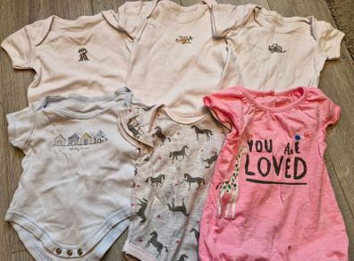 Short-sleeved vests, 0-3 months