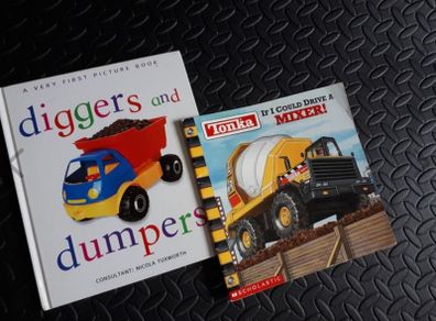 Book about Diggers & Dumpers / Mixer