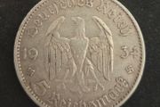 1934 Germany 5 Reichsmark