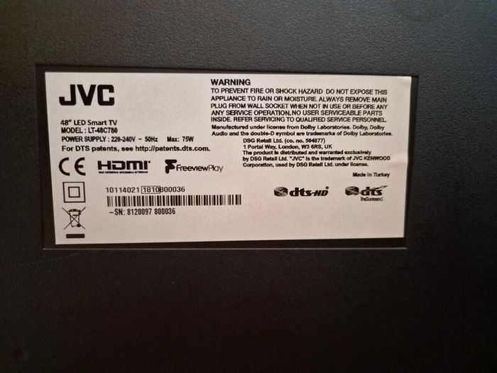 48 inch JVC Smart TV