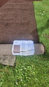 Brown ikea rug