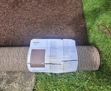 Brown ikea rug