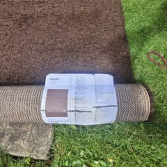 Brown ikea rug