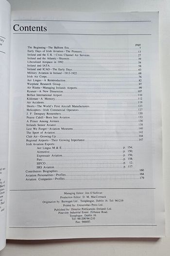 Ireland and World Aviation The Complete Story - Irish Aviation History Book