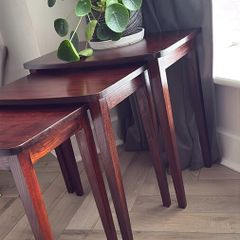Vintage Mid-Century Nest of 3 Tables
