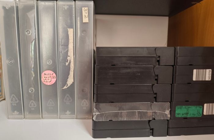 VHS tapes