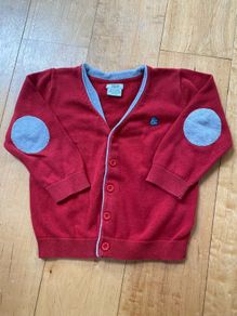 Mamas and Papas cardigan red 12-18 months