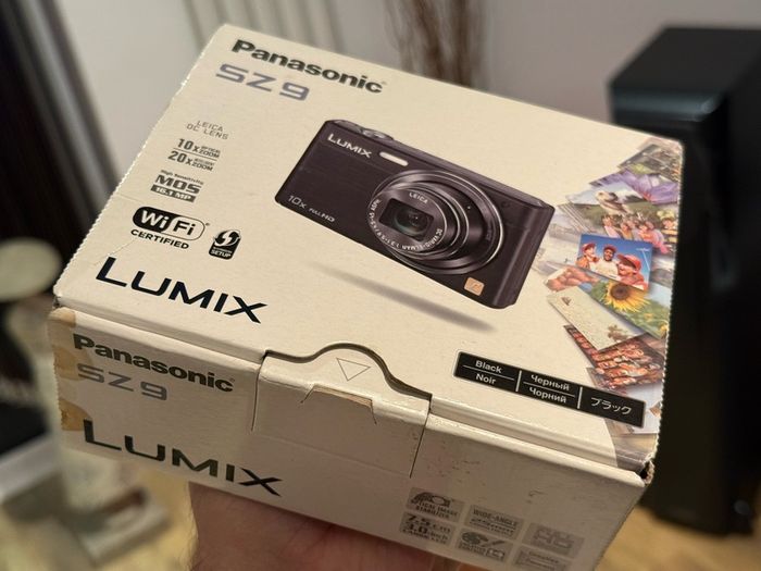 Panasonic Lumix DMC-SZ9 Digital Camera - Black (Boxed, Mint, Wi-Fi)