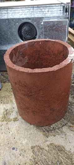 Pair of Clay Chimney Pots