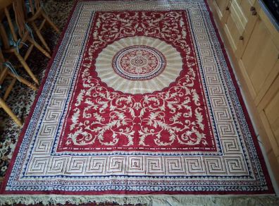 XL decorative Rug greek key design 290x200cm