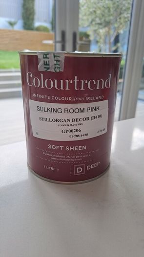 paint - Sulking room pink