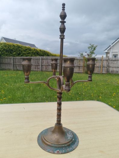 Vintage Brass Candlestick Peerage England