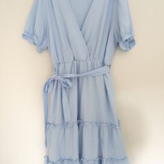 Pale Blue Quiz dress
