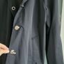LONDON FOG black trench with silver hardware Sz XL (Fit 14-16UK) - Rrp 195 ( New) Image 3