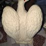 Up for sale is a Vintage Majestic White Eagle figurine Sculpture. Beautifully Powerful Talons Image 3