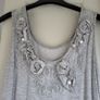 Italian Grey Two piece sleeveless dress and shrug Image 2