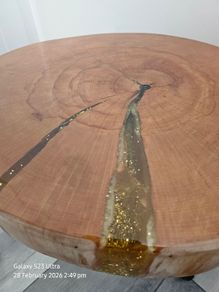 Handmade Solid Wood & Resin Tables