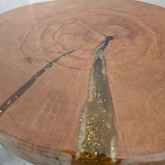 Handmade Solid Wood & Resin Tables