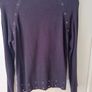 Yuka Dark Brown Cardigan with  Metal Eyelet Detail    Size 14 Image 4