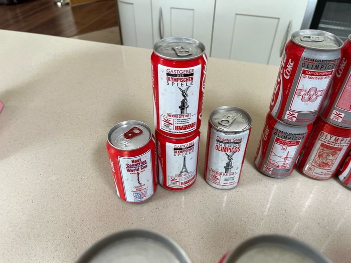 Coca Cola Can Collection 34 cans 90's