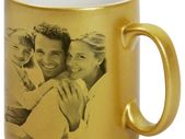 Personalised Golden Sparkling Mug