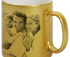 Personalised Golden Sparkling Mug