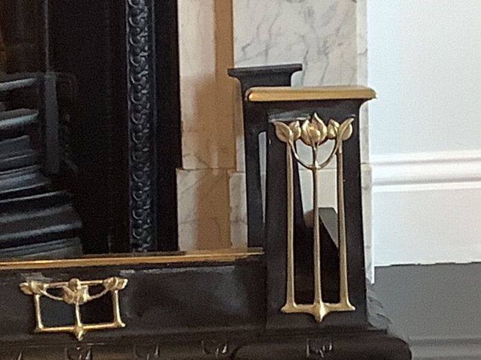 Art Nouveau Fire Fender