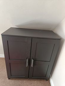Brimnes black cabinet