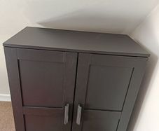 Brimnes black cabinet