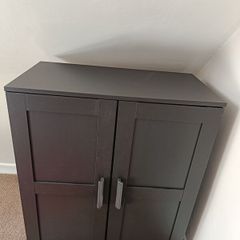 Brimnes black cabinet