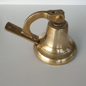 Vintage brass ship bell Pub last order