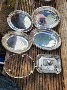 silver plate etc x 4