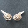Danish Silver Art Nouveau Cufflinks Image 2