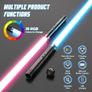 Light Saber Upgraded RGB 15 Colors, USB Rechargeable Lightsaber with Metal Handle, with Sounds Mode Laser Sword Toy for Kids and Adults Cosplay Party Gifts (60CM 2PC) Image 3