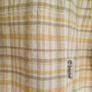 mens TIMBERLAND short sleeve shirt yellow check pattern Size Large  Cotton/Linen blend Image 4