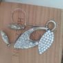 Silver pendant with rhinestones Image 3