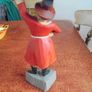 Hand Carved Figures x 2 for Sale Image 6