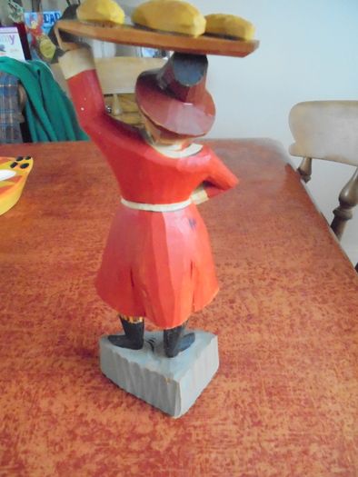 Hand Carved Figures x 2 for Sale