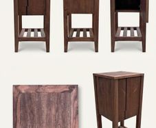 Handcrafted Cherry Bathroom Stand