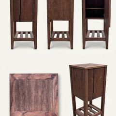 Handcrafted Cherry Bathroom Stand