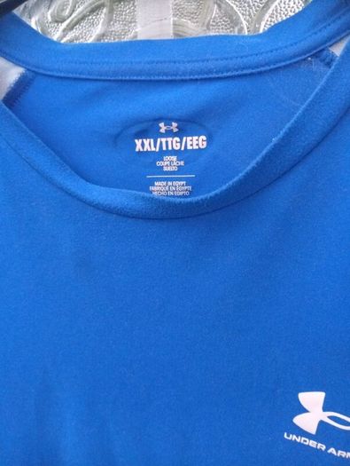 Under armour blue t shirt xxl