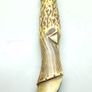 Antique Sheffield Carving Set Stag Antler Handles  Cooper Brothers Image 3