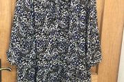 Dressy animal print top