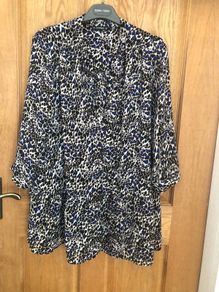 Dressy animal print top