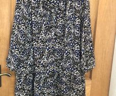 Dressy animal print top