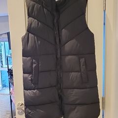 Noisy May longline puffy vest