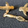 3 brass animals. Solid brass. Image 2