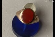 New 9ct Solid Gold Cornelian Stone Ring. ( A Great Buy.) You Wont Beat This Price For The Same Ring )