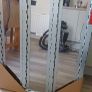 Unused (Mint) Brushed Stainless Steel (B&Q) 80cm x 60cm Kitchen Splashback Image 3